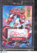 Oscar Delp 2026 Wild Card Dragon Red Ink Auto Autograph RC Georgia 1/1