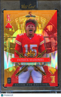 Patrick Mahomes 2026 Wild Card Color Match 1/1 Kansas City Chiefs