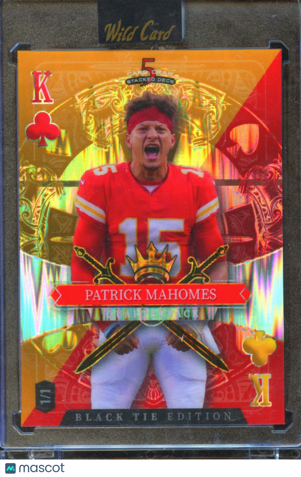 Patrick Mahomes 2026 Wild Card Color Match 1/1 Kansas City Chiefs