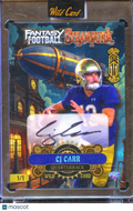 CJ Carr 2026 Wild Card Steampunk Auto Autograph RC Notre Dame Irish 1/1
