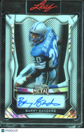 Barry Sanders 2025 Leaf Metal Auto Autograph 9/9 Detroit Lions