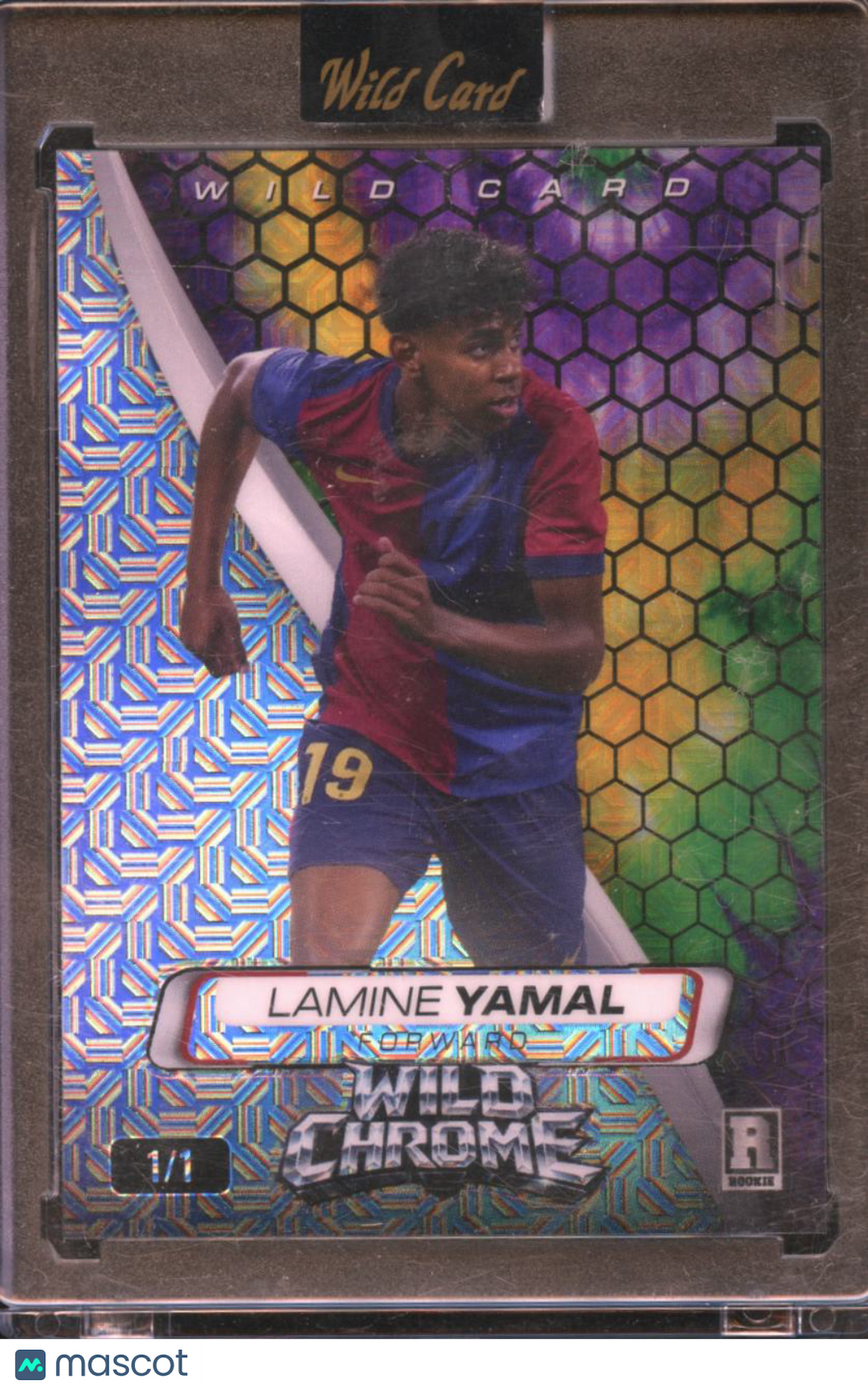 Lamine Yamal 2025 Wild Card Wild Rookie RC 1/1 FC Barcelona Spain