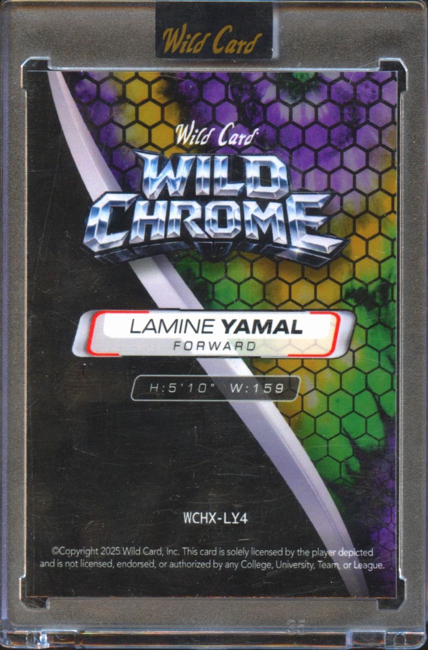 Lamine Yamal 2025 Wild Card Wild Rookie RC 1/1 FC Barcelona Spain