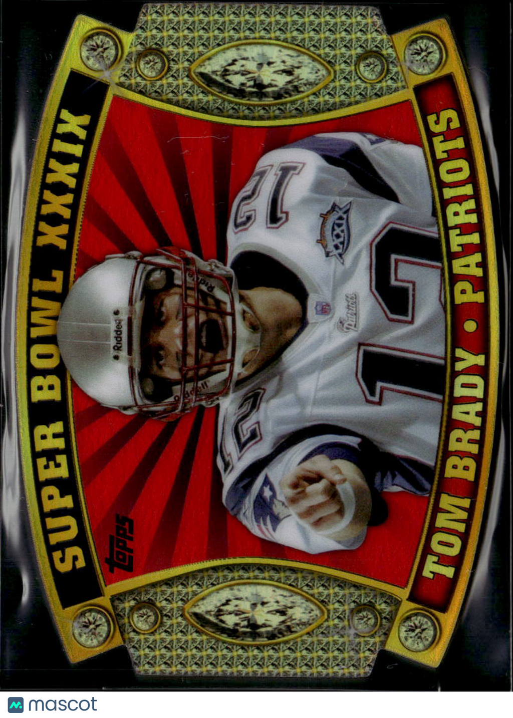 Tom Brady 2011 Topps Super Bowl XXXIX Die-Cut New England Patriots