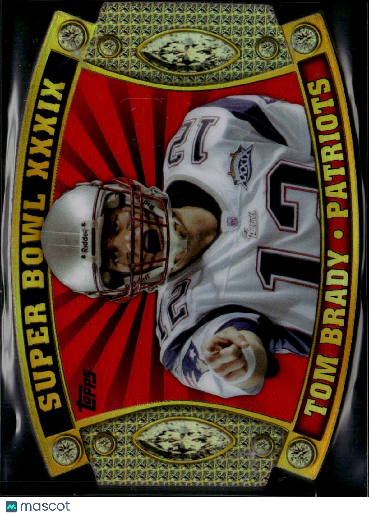 Tom Brady 2011 Topps Super Bowl XXXIX Die-Cut New England Patriots