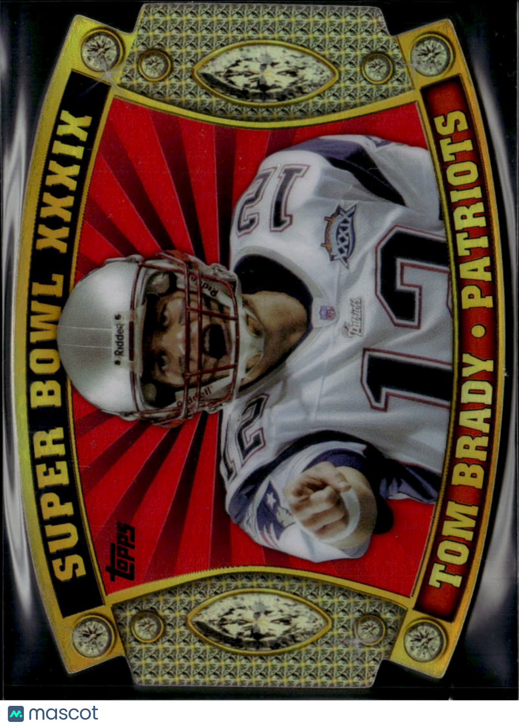 Tom Brady 2011 Topps Super Bowl XXXIX Die-Cut New England Patriots