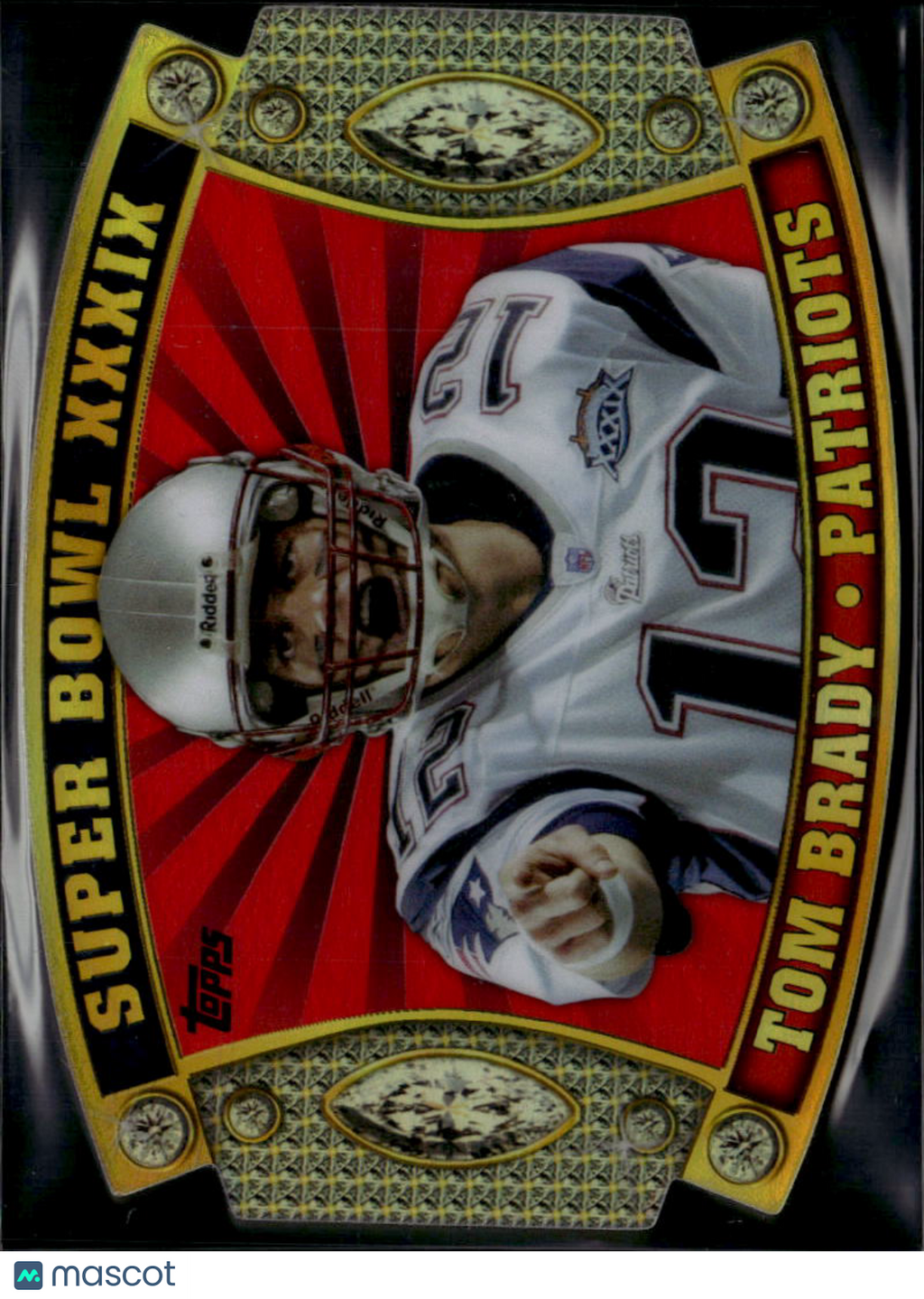 Tom Brady 2011 Topps Super Bowl XXXIX Die-Cut New England Patriots