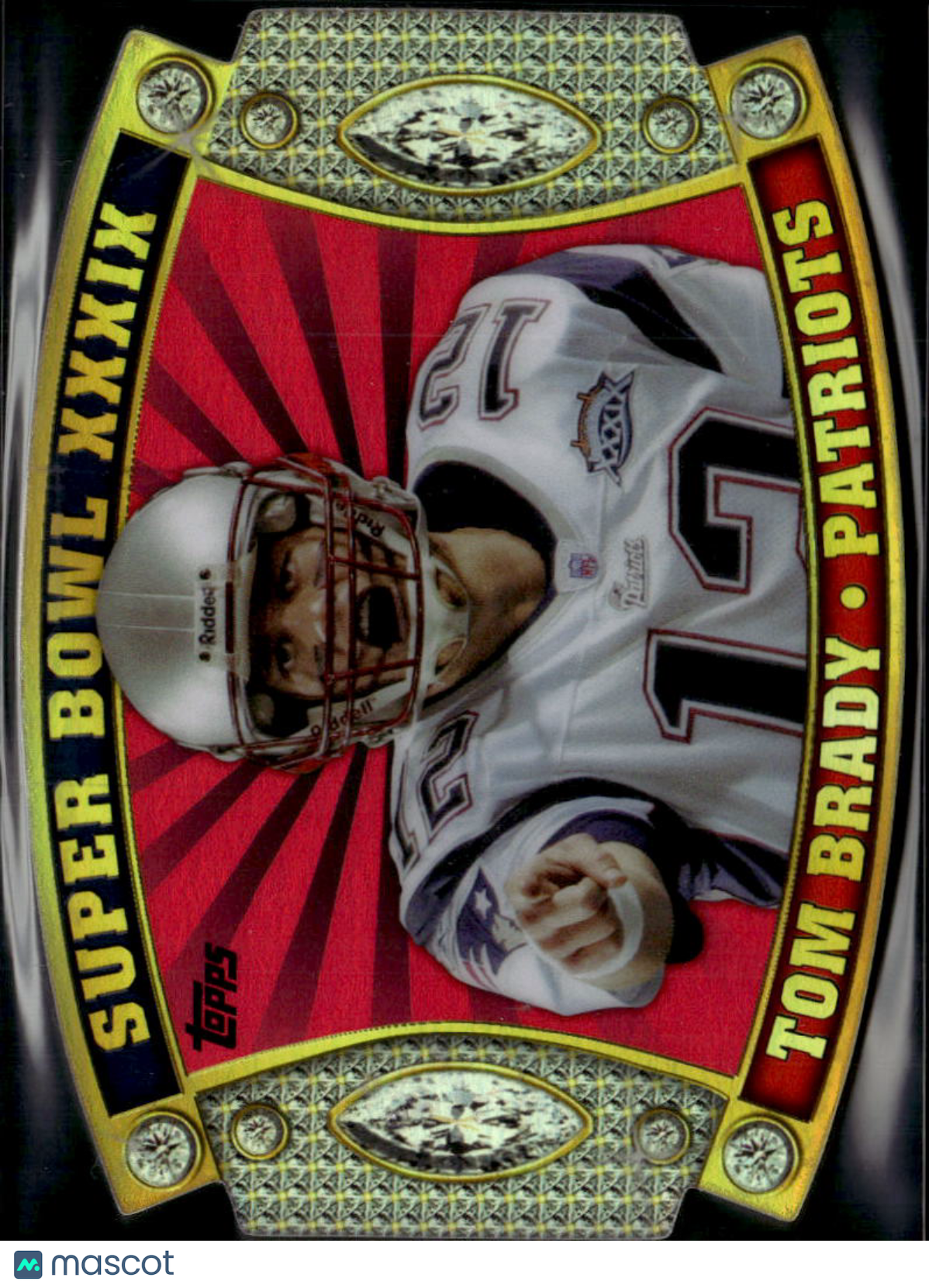 Tom Brady 2011 Topps Super Bowl XXXIX Die-Cut New England Patriots