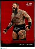 Brody King 2022 SkyBox Metal Universe AEW Red PMG Precious Gems 51/100