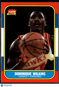 Dominique Wilkins 1986-87 Fleer Rookie Card RC #121 Atlanta Hawks