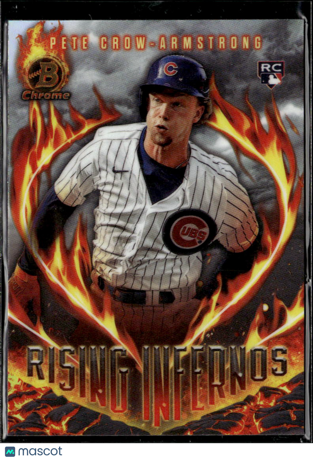 Pete Crow-Armstrong 2024 Bowman Chrome Rising Infernos Rookie RC Chicago Cubs