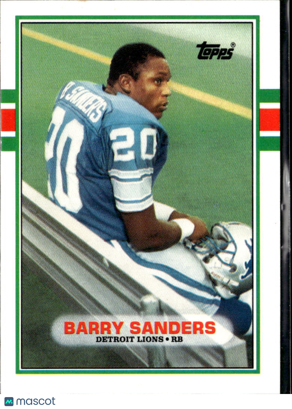 Barry Sanders 1989 Topps Traded Rookie Card RC #83T Detroit Lions