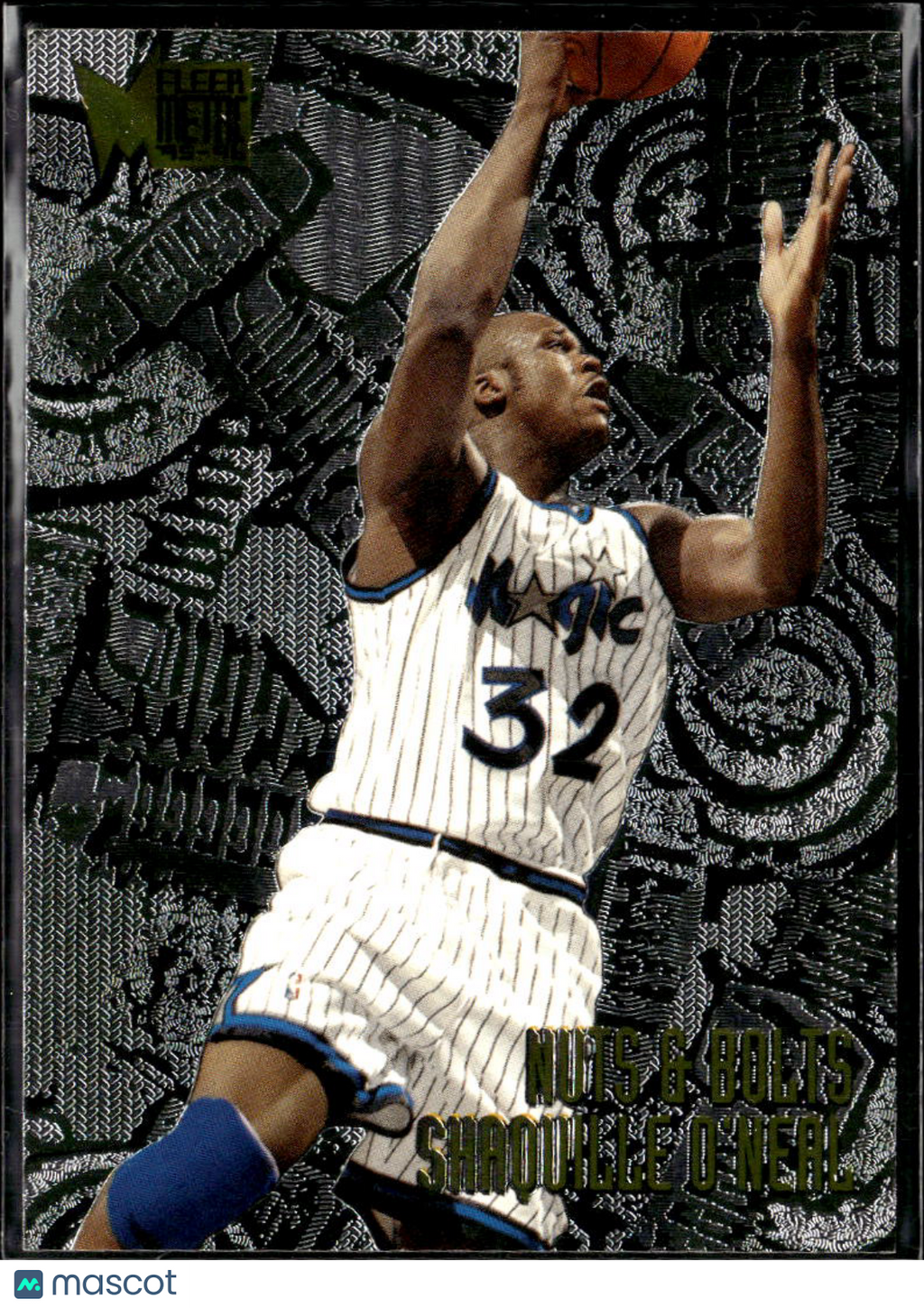Shaquille O'Neal 1995-96 Fleer Metal Nuts & Bolts Orlando Magic