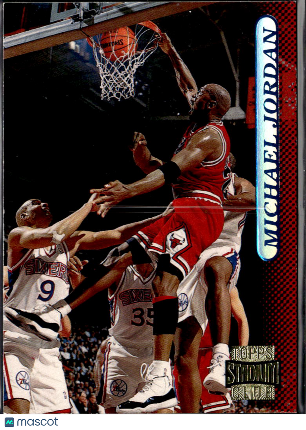 Michael Jordan 1997 Topps Stadium Club #101 Chicago Bulls