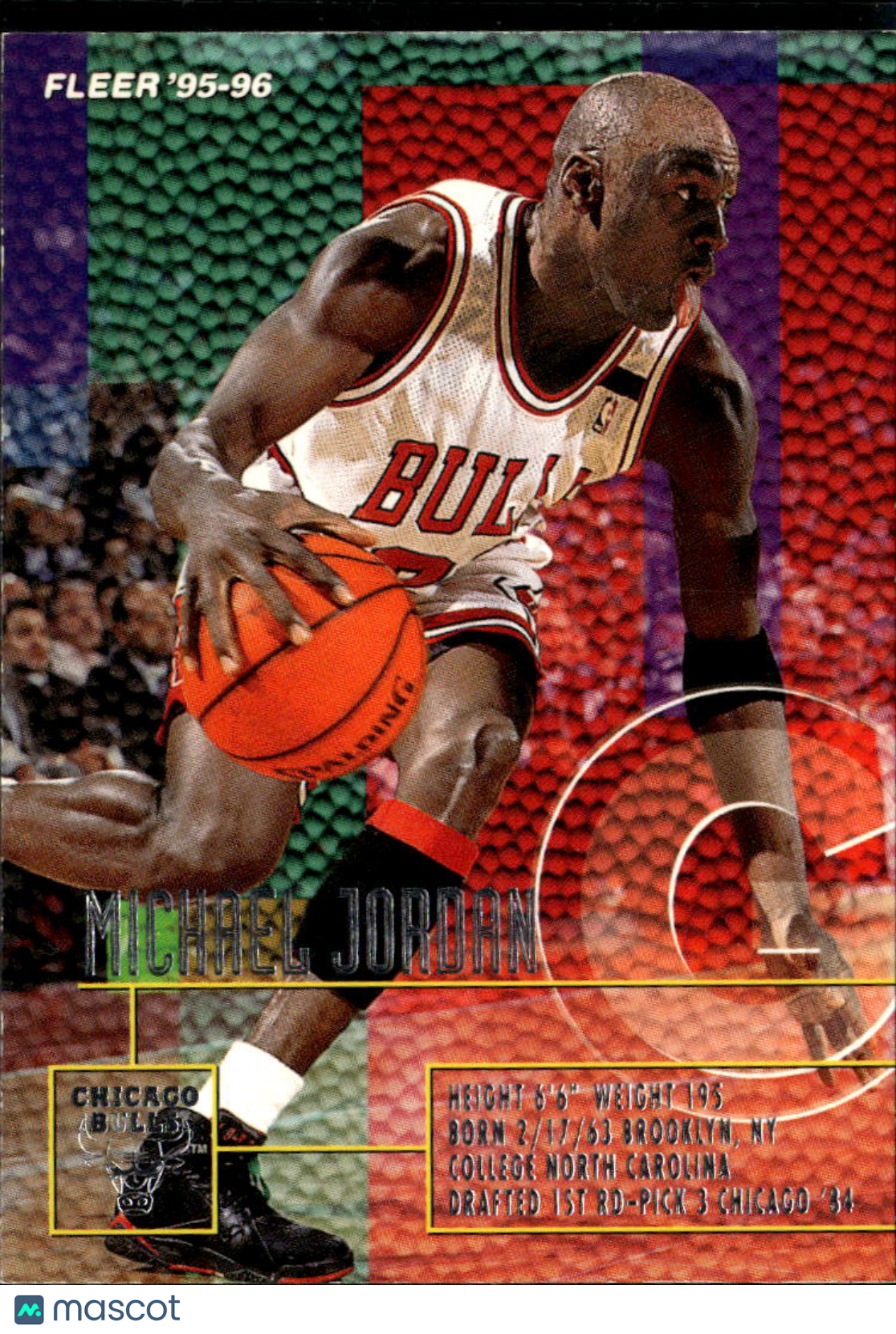 Michael Jordan 1995-96 Fleer #22 Chicago Bulls