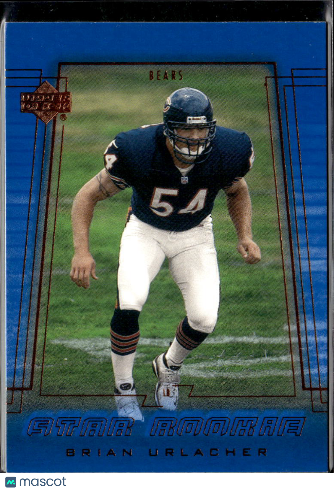 Brian Urlacher 2000 Upper Deck Rookie RC #251 Chicago Bears