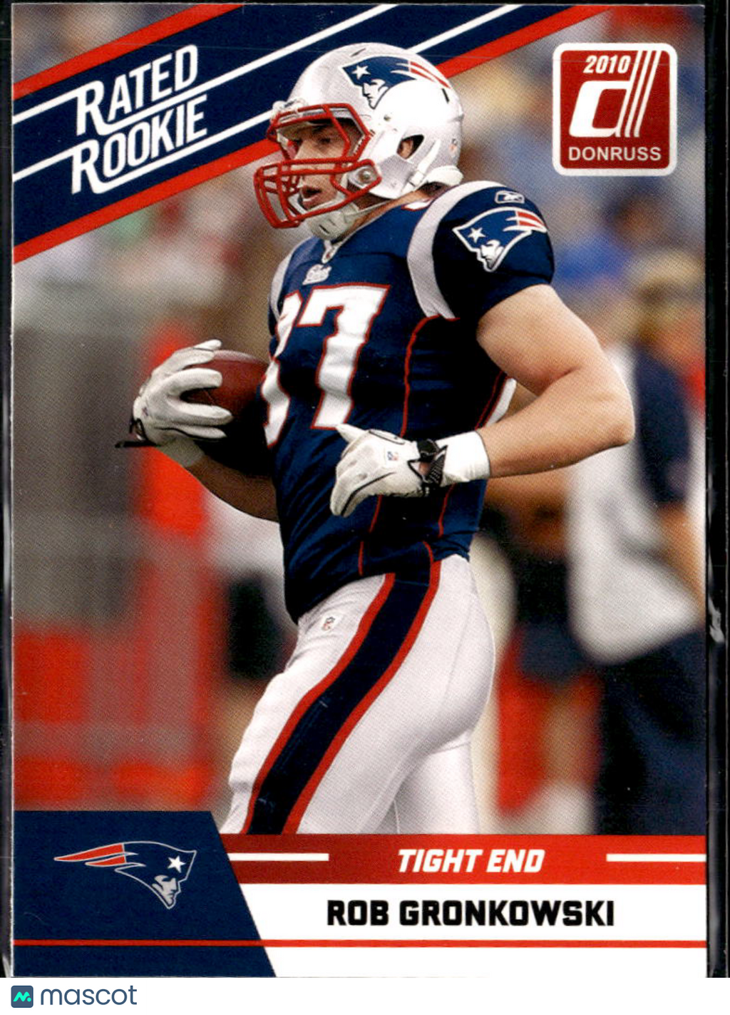 Rob Gronkowski 2010 Donruss Rated Rookie RC New England Patriots
