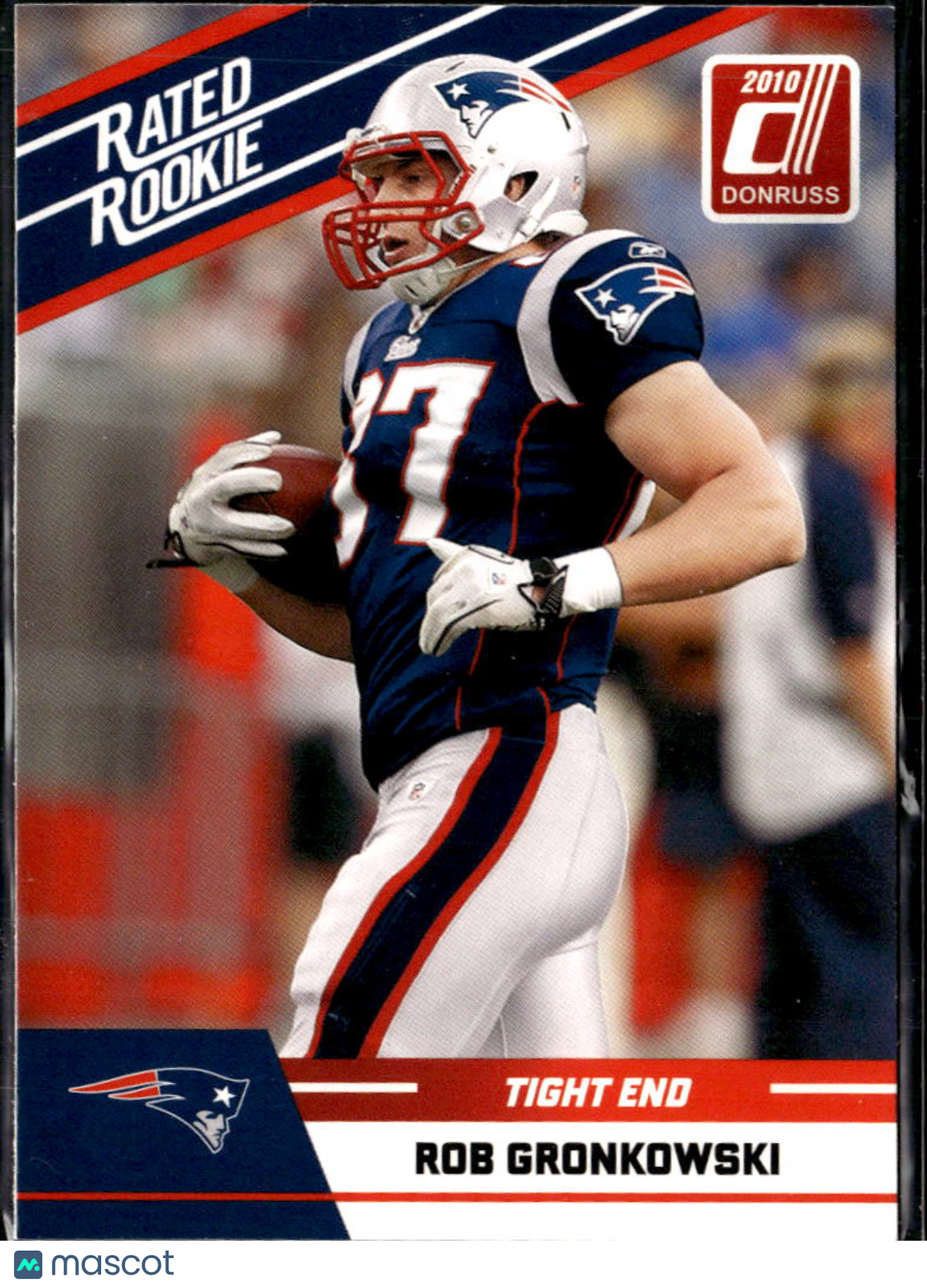 Rob Gronkowski 2010 Donruss Rated Rookie RC New England Patriots