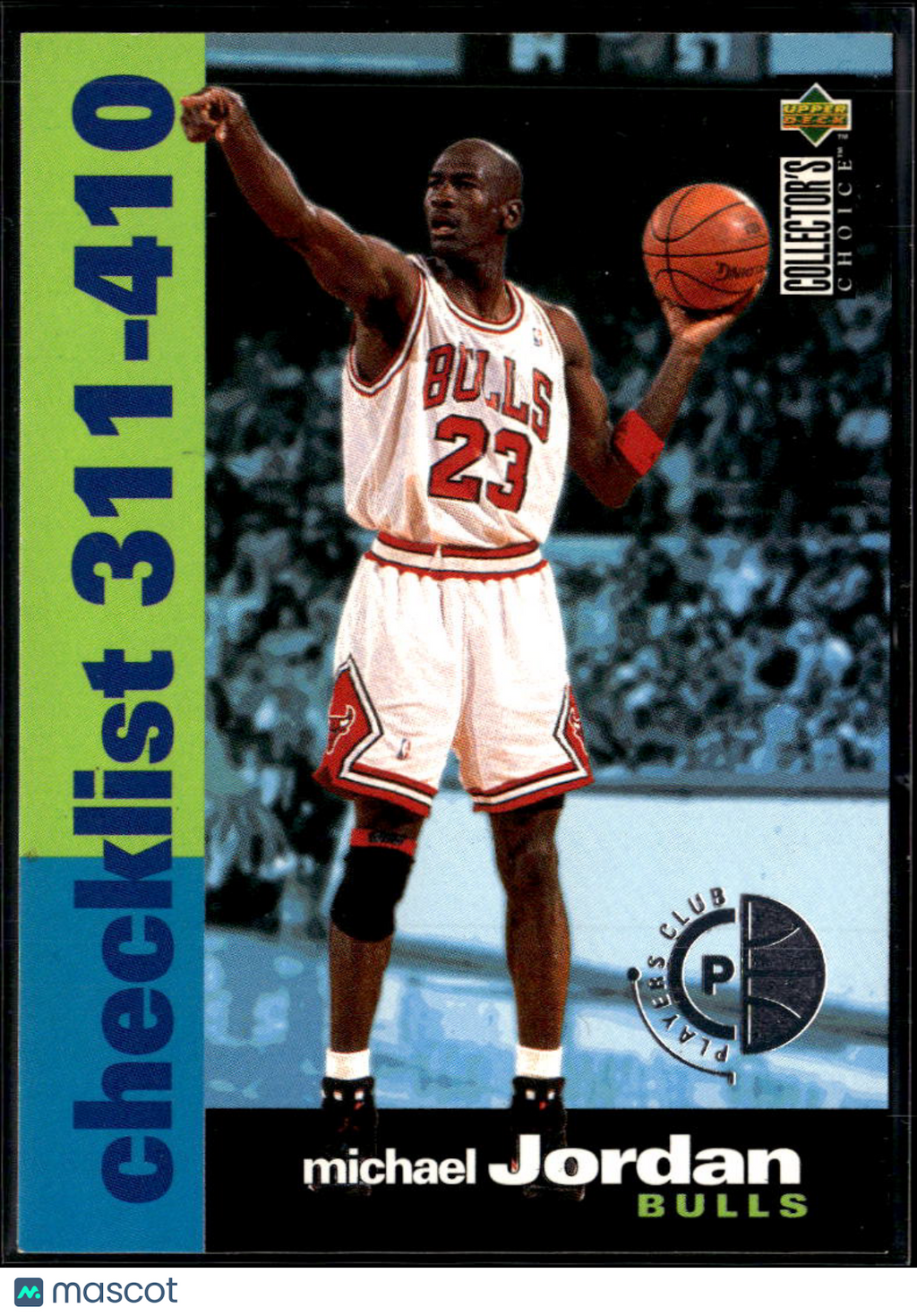 Michael Jordan 1995 Upper Deck Collector's Choice Players Club Chicago Bulls
