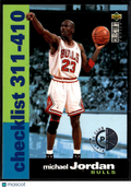 Michael Jordan 1995 Upper Deck Collector's Choice Players Club Chicago Bulls