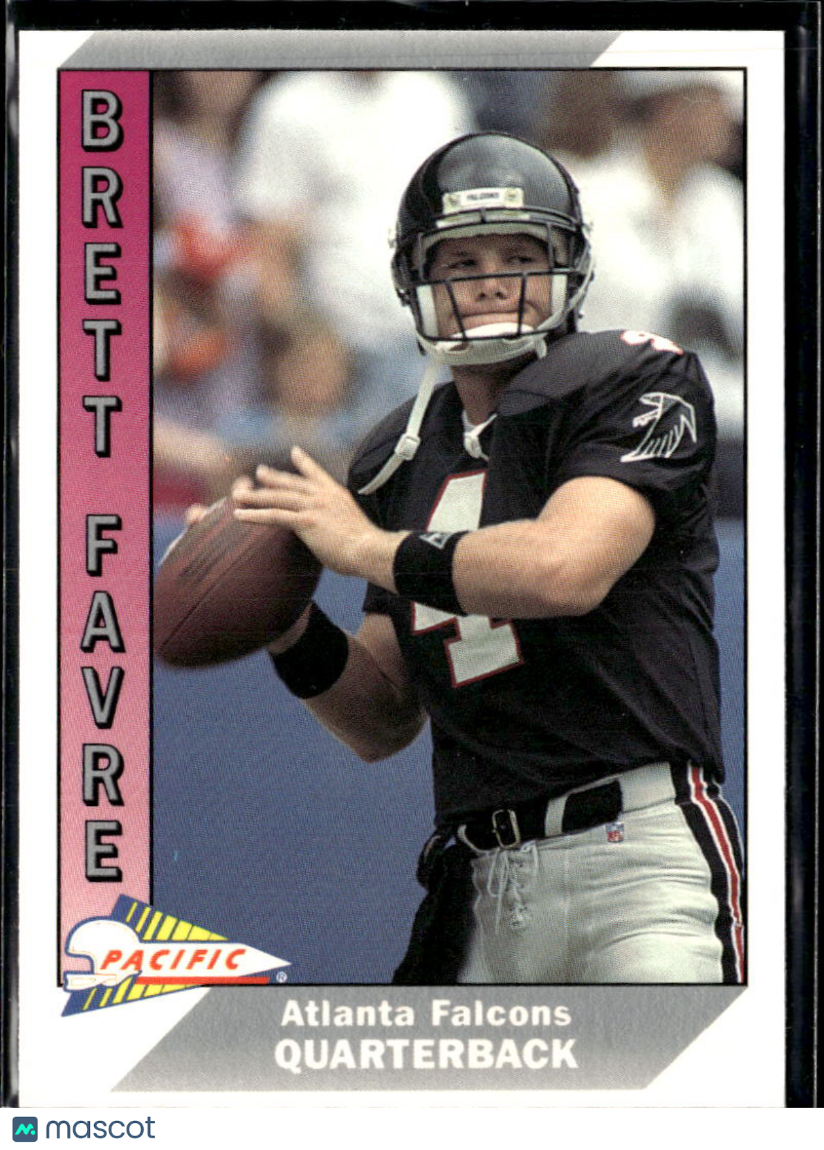 Brett Favre 1991 Pacific Rookie Card RC Packers #551 Atlanta Falcons