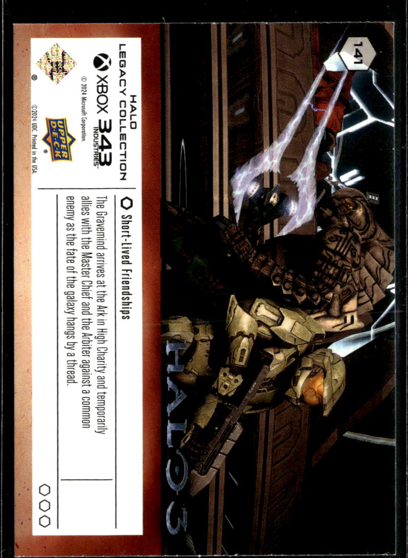 Master Chief Arbiter 2024 Upper Deck Halo Legacy Collection #141