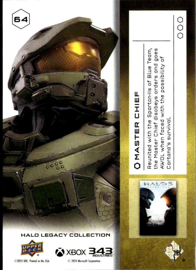 Master Chief 2024 Upper Deck Halo Legacy Collection #64