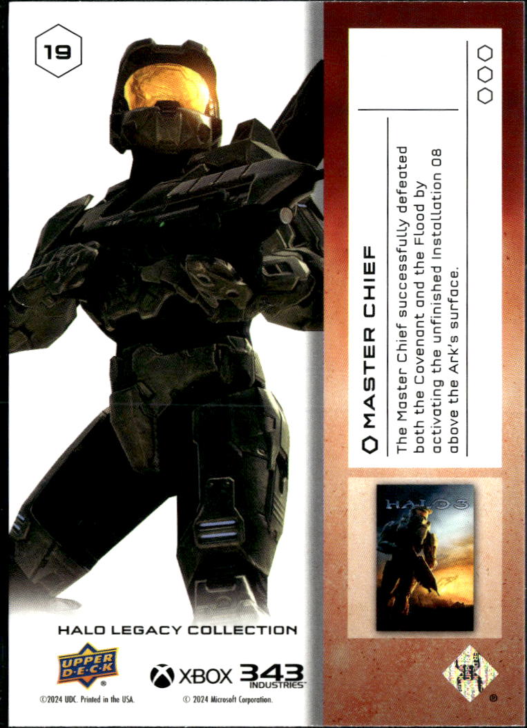 Master Chief 2024 Upper Deck Halo Legacy Collection #19