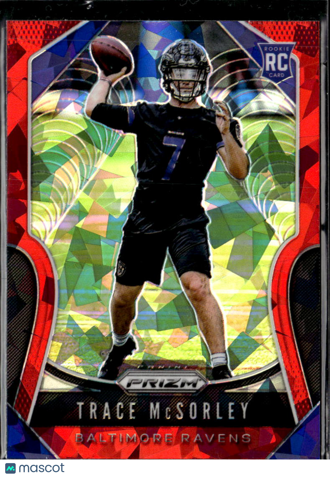 Trace McSorley 2019 Panini Prizm RC Red Ice Rookie Baltimore Ravens