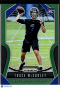 Trace McSorley 2019 Panini Prizm RC Green Prizm Baltimore Ravens
