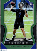 Trace McSorley 2019 Panini Prizm RC Green Prizm Baltimore Ravens