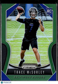 Trace McSorley 2019 Panini Prizm RC Green Prizm Baltimore Ravens