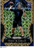 Trace McSorley 2019 Panini Prizm RC Orange Lazer Baltimore Ravens