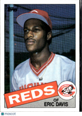 Eric Davis 1985 Topps Rookie RC Cincinnati Reds