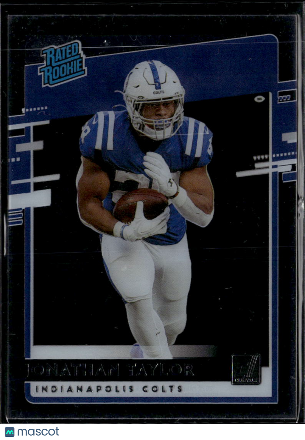Jonathan Taylor 2021 Clearly Donruss Rated Rookie Indianapolis Colts