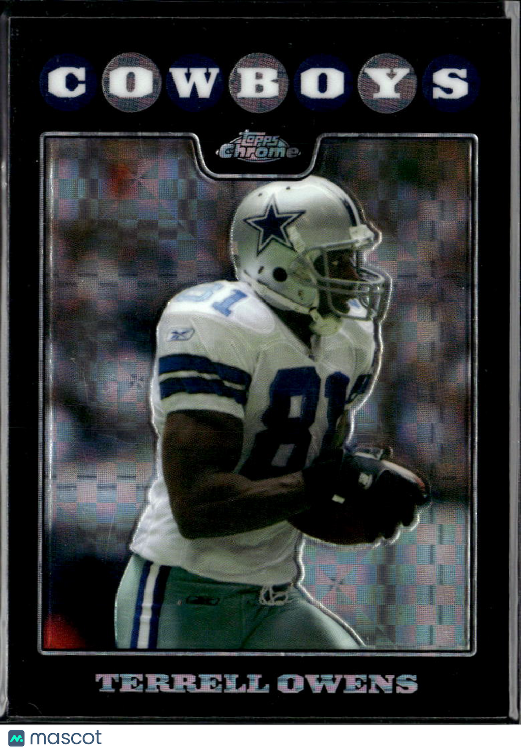 Terrell Owens 2008 Topps Chrome X-Fractor Dallas Cowboys
