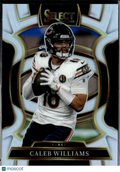 Caleb Williams 2025 Select Silver Prizm Chicago Bears
