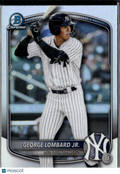 George Lombard Jr. 2025 Bowman Chrome Refractor New York Yankees