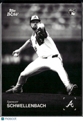 Spencer Schwellenbach 2025 Topps Black & White Rookie RC Atlanta Braves