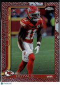 Jalen Royals 2025 Topps Chrome Pigskin Refractor Rookie RC Kansas City Chiefs