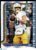 Justin Herbert 2025 Topps Chrome Pulsar Refractor Los Angeles Chargers