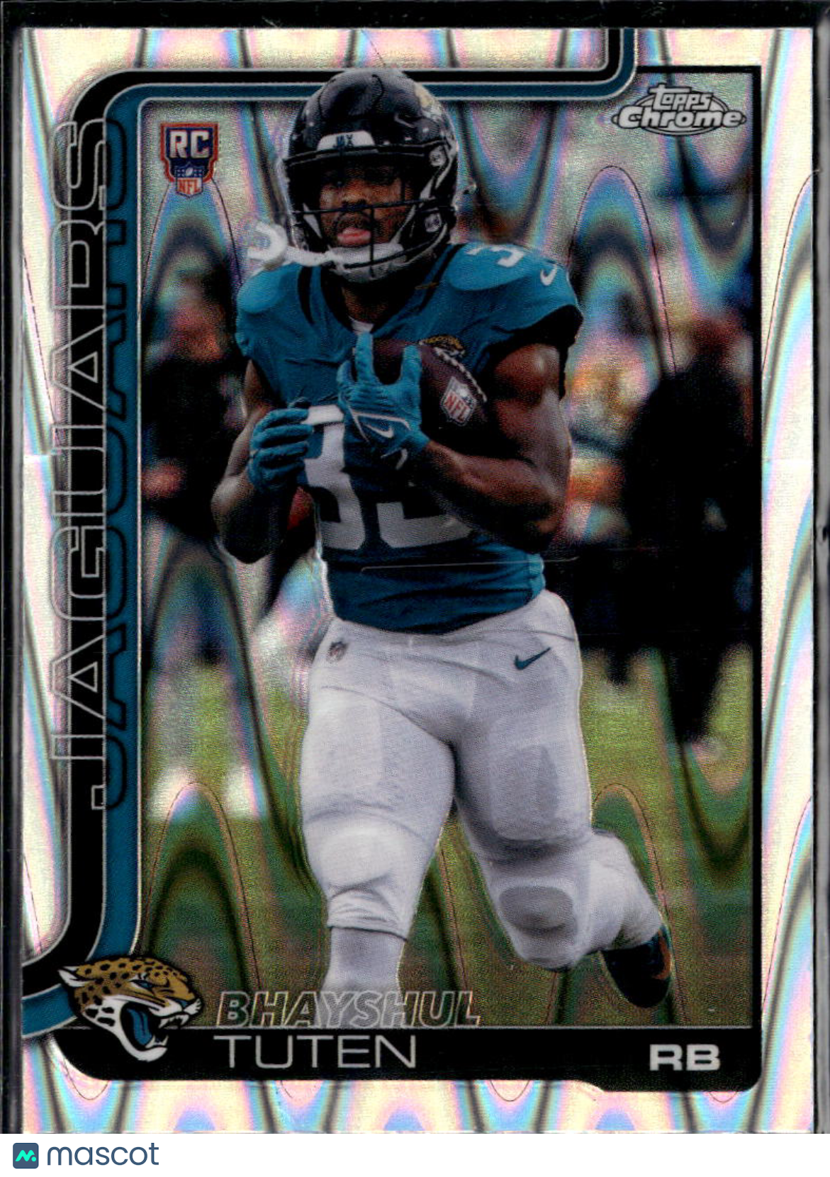 Bhayshul Tuten 2025 Topps Chrome Lava Refractor Rookie RC Jacksonville Jaguars