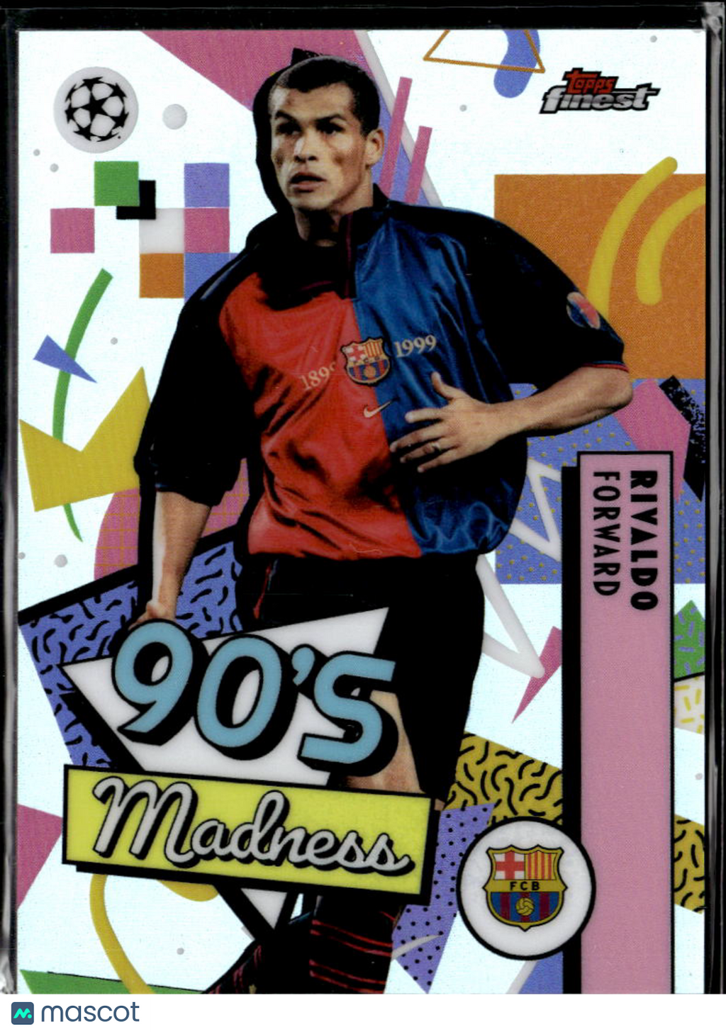 Rivaldo 2026 Topps Finest 90's Madness FC Barcelona