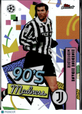 Zinedine Zidane 2026 Topps Finest 90's Madness Juventus