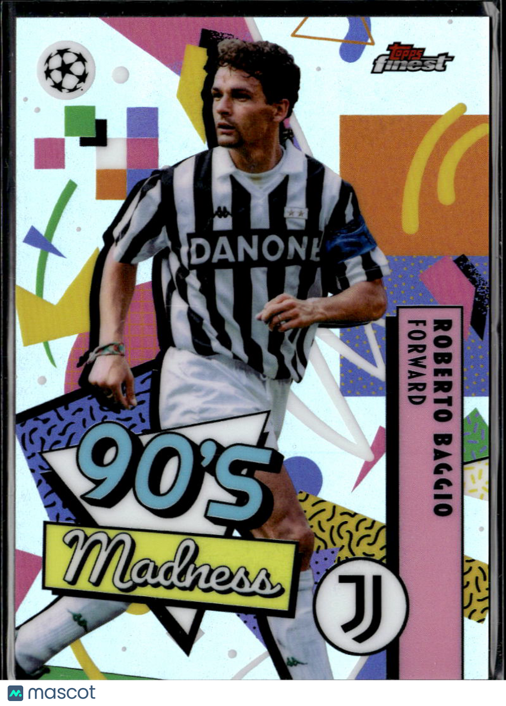 Roberto Baggio 2026 Topps Finest 90's Madness Juventus