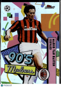 Marco van Basten 2026 Topps Finest 90's Madness AC Milan