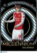 Max Dowman 2026 Topps Finest Finest of the Millennium RC Arsenal
