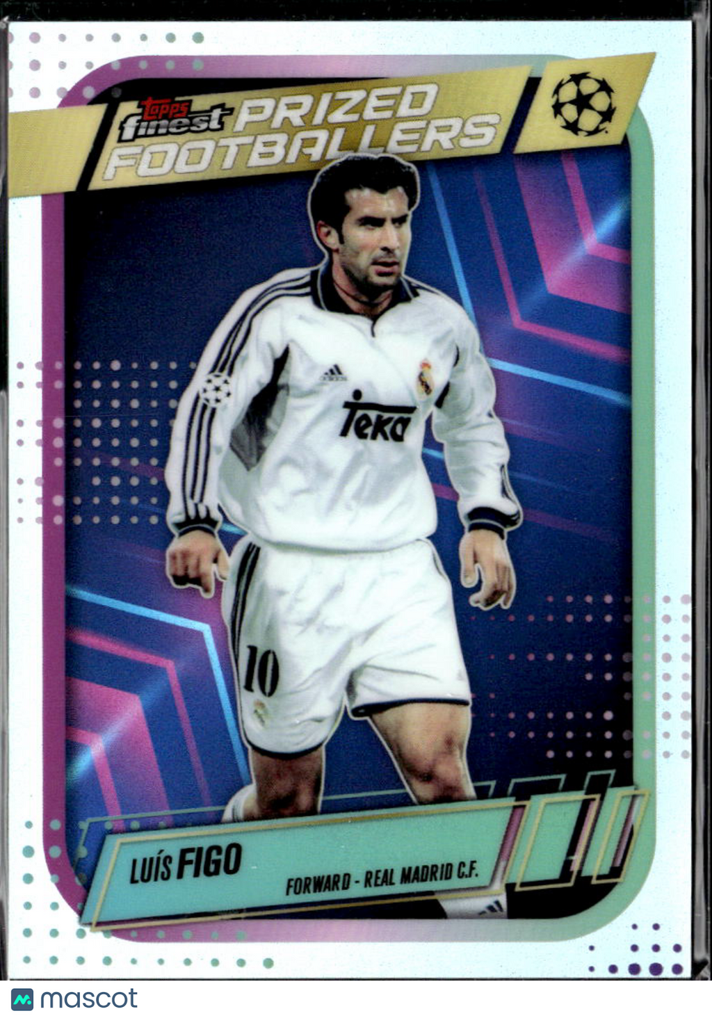 Luís Figo 2026 Topps Finest Prized Footballers Real Madrid