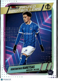 Konstantinos Karetsas 2024 Topps Finest Prized Footballers RC KRC Genk