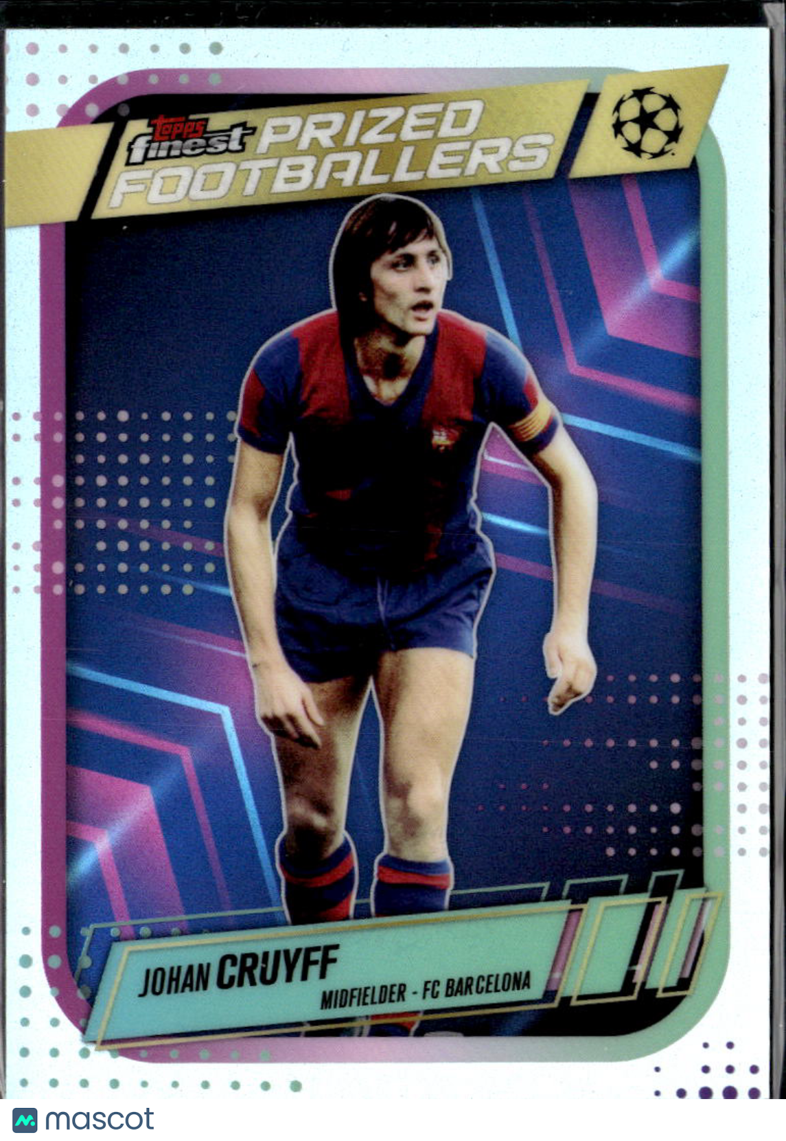 Johan Cruyff 2026 Topps Finest Prized Footballers FC Barcelona